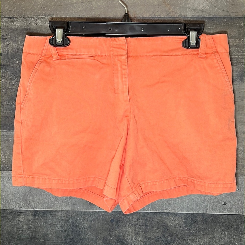 Orange Coral J. Crew Low Fit Shorts